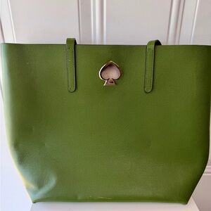Kate Spade Olive Green Tote Bag